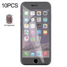 10 PCS Non-Full Matte Frosted Tempered Glass Film for iPhone 6 / 6S - 1