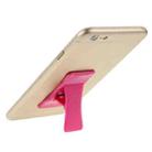 Universal Multi-function Foldable Holder Grip Mini Phone Stand, for iPhone, Galaxy, Sony, HTC, Huawei, Xiaomi, Lenovo and other Smartphones(Magenta) - 1