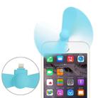 8 Pin Mini Phone Fan, Diameter: 3.5 inch(Blue) - 1