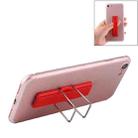 Universal Mini Foldable Holder Stand with Finger Grip(Red) - 1