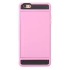 Blade PC + TPU Combination Case with Card Slot for iPhone 6(Pink) - 2