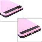 Blade PC + TPU Combination Case with Card Slot for iPhone 6(Pink) - 6