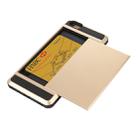 Blade PC + TPU Combination Case with Card Slot for iPhone 6(Gold) - 1