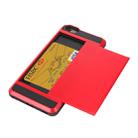 Blade PC + TPU Combination Case with Card Slot for iPhone 6(Red) - 1