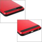 Blade PC + TPU Combination Case with Card Slot for iPhone 6(Red) - 6