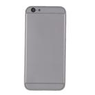 6 in 1 for iPhone 6 (Back Cover + Card Tray + Volume Control Key + Power Button + Mute Switch Vibrator Key + Sign) Full Assembly Housing Cover(Grey) - 3