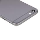 6 in 1 for iPhone 6 (Back Cover + Card Tray + Volume Control Key + Power Button + Mute Switch Vibrator Key + Sign) Full Assembly Housing Cover(Grey) - 4