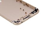 6 in 1 for iPhone 6 (Back Cover + Card Tray + Volume Control Key + Power Button + Mute Switch Vibrator Key + Sign) Full Assembly Housing Cover(Gold) - 5