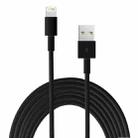 2m Super Quality Multiple Strands TPE Material USB Sync Data Charging Cable For iPhone, iPad, Compatible with up to iOS 15.5(Black) - 1