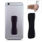 Finger Grip Phone Holder for iPhone, Galaxy, Sony, Lenovo, HTC, Huawei, and other Smartphones(Black) - 1