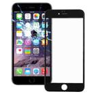 2 in 1 for iPhone 6 (Front Screen Outer Glass Lens + Frame)(Black) - 1