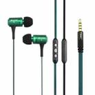 Awei-TS130Vi 3.5mm Plug Noodle Wire Style In-ear Stereo Earphone, For iPhone, Galaxy, Huawei, Xiaomi, LG, HTC and Other Smart Phones(Green) - 2