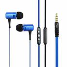 Awei-TS130Vi 3.5mm Plug Noodle Wire Style In-ear Stereo Earphone, For iPhone, Galaxy, Huawei, Xiaomi, LG, HTC and Other Smart Phones(Blue) - 2