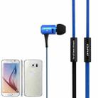 Awei-TS130Vi 3.5mm Plug Noodle Wire Style In-ear Stereo Earphone, For iPhone, Galaxy, Huawei, Xiaomi, LG, HTC and Other Smart Phones(Blue) - 3