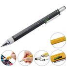 Multi-functional 6 in 1 Professional Stylus Pen(Black) - 1