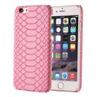 Snakeskin Texture Hard Back Cover Protective Back Case for iPhone 6 & 6s(Pink) - 1