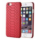 Snakeskin Texture Hard Back Cover Protective Back Case for iPhone 6 & 6s(Red) - 1