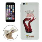 ENKAY Creative Character Pattern White TPU Protective Case for iPhone 6 & 6s - 1