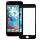 Front Screen Outer Glass Lens with Front LCD Screen Bezel Frame for iPhone 6s Plus(Black) - 1