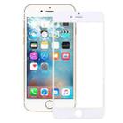 Front Screen Outer Glass Lens with Front LCD Screen Bezel Frame for iPhone 6s Plus(White) - 1