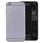 Battery Back Cover Assembly with Card Tray for iPhone 6s Plus(Grey) - 1