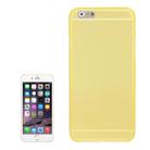 0.3mm Ultra-thin Polycarbonate Material PC Protection Shell for iPhone 6 Plus, Transparent Version / Matte Edition(Yellow) - 1