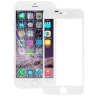 Front Screen Outer Glass Lens for iPhone 6 Plus(White) - 1