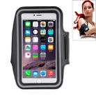 Sport Armband Case with Earphone Hole and Key Pocket for iPhone 6 Plus(Black) - 1
