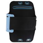 Sport Armband Case with Earphone Hole and Key Pocket for iPhone 6 Plus(Blue) - 3