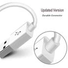 Short 3.5mm Jack Plug to USB Charge Cable for iPod Shuffle, Length: 10cm(White) - 4