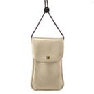 Universal Vertical PU Leather Case / Phone Leather Bag with String(Gold) - 1