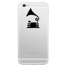Hat-Prince Record Player Pattern Removable Decorative Skin Sticker for  iPhone 8 & 8 Plus,iPhone 7 & 7 Plus  , iPhone 6s & 6s Plus, iPhone 6 & 6 Plus - 1