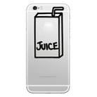 Hat-Prince Juice Box Pattern Removable Decorative Skin Sticker for  iPhone 8 & 8 Plus,iPhone 7 & 7 Plus  , iPhone 6s & 6s Plus, iPhone 6 & 6 Plus - 3