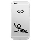 Hat-Prince Glasses Person Pattern Removable Decorative Skin Sticker for  iPhone 8 & 8 Plus,iPhone 7 & 7 Plus  , iPhone 6s & 6s Plus, iPhone 6 & 6 Plus - 1