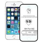 0.3mm Explosion-proof Full Screen Tempered Glass Film for iPhone 6 Plus(Black) - 1