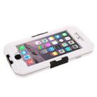 For iPhone 6 Plus & 6s Plus IPX8 Waterproof Touch Sensitive Screen Case with Bike Holder & Lanyard (White) - 4