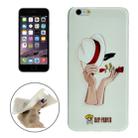 ENKAY Creative Character Pattern White TPU Protective Case for iPhone 6 Plus & 6s Plus - 1