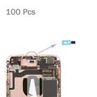 100 PCS for iPhone 6s Microphone Back Sponge Foam Slice Pads - 1