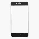 Front Screen Outer Glass Lens with Home Button for iPhone 6s(Black) - 2