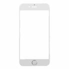 Front Screen Outer Glass Lens with Home Button for iPhone 6s (Silver) - 2