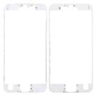 Front Housing LCD Frame for iPhone 6s (White) - 1
