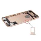 Battery Back Cover Assembly with Card Tray for iPhone 6s(Gold) - 4