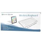 BK3001 Ultra-thin Bluetooth 3.0 ABS Keyboard for iPad Air 2 / iPAD Air / iPad 6 / iPad 5 / iPad mini 1 / 2 / 3 / New iPad (iPad 3) / iPad ,iPhone 4 & 4S / 3G,Sony PS3,Smart phones(White) - 6