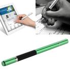 2 in 1 Stylus Touch Pen + Ball Pen for iPhone 6 & 6 Plus / 5 & 5S & 5C, iPad Air 2 / iPad mini 1 / 2 / 3 / New iPad (iPad 3) / iPad and All Capacitive Touch Screen(Green) - 1