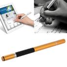 2 in 1 Stylus Touch Pen + Ball Pen for iPhone 6 & 6 Plus / 5 & 5S & 5C, iPad Air 2 / iPad mini 1 / 2 / 3 / New iPad (iPad 3) / iPad and All Capacitive Touch Screen(Gold) - 1