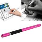2 in 1 Stylus Touch Pen + Ball Pen for iPhone 6 & 6 Plus / 5 & 5S & 5C, iPad Air 2 / iPad mini 1 / 2 / 3 / New iPad (iPad 3) / iPad and All Capacitive Touch Screen(Magenta) - 1