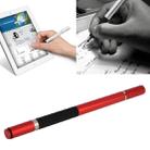 2 in 1 Stylus Touch Pen + Ball Pen for iPhone 6 & 6 Plus / 5 & 5S & 5C, iPad Air 2 / iPad mini 1 / 2 / 3 / New iPad (iPad 3) / iPad and All Capacitive Touch Screen(Red) - 1