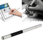 2 in 1 Stylus Touch Pen + Ball Pen for iPhone 6 & 6 Plus / 5 & 5S & 5C, iPad Air 2 / iPad mini 1 / 2 / 3 / New iPad (iPad 3) / iPad and All Capacitive Touch Screen(Silver) - 1