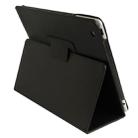 High Quality Leather Case with Holder for iPad 2(Black) - 4