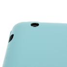4-folding Slim Smart Cover Leather Case with Holder & Sleep / Wake-up Function for iPad 4 / New iPad (iPad 3) / iPad 2(Blue) - 5